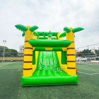 Location de fêtes commerciales de parcours d'obstacles gonflables avec toboggan aquatique Jumping Castle Bouncy Jumper Water Slide Combo