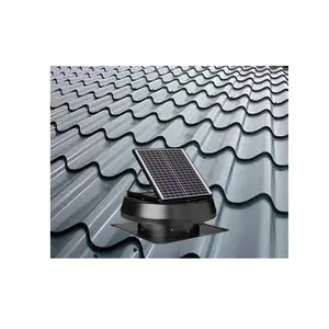 Nessun cavo di manutenzione libero 25W solare soffitta circolatore aria Turbo forma rotonda ventola di scarico per tutti i tipi di tetto