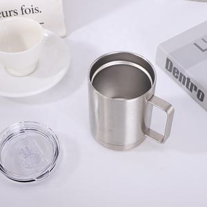 Wholesale 12oz Fancy Stainless Steel Thermal Eco Insulated <b>Double</b> <b>Wall</b> Sublimation Custom Coffee Travel Mug Lid Personalized US - Product Image 2