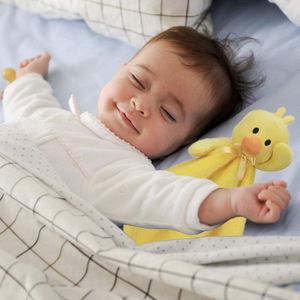 Manta de Seguridad de Pato Amarillo Suave de 16 Pulgadas para Bebés, Unisex, Juguete de Peluche para Recién Nacidos y Niños Pequeños - Product Image 4