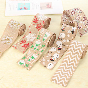 Cinta Decorativa de Cáñamo JIAXUN de Alta Calidad, 6cm x 3m, para Navidad, Venta al Por Mayor Directa de Fábrica, Hecho en China - Product Image 1