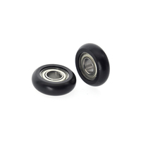 Roue en plastique POM 6*19*6mm avec roulement, rouleau en plastique POM, poulie d'entraînement, roues de poulie en plastique 8*32*12mm