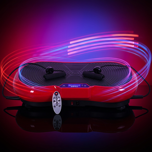 Plateforme vibrante pour tout le corps à usage domestique, en matériau ABS, pour l'exercice corporel et l'amincissement, capacité de charge de 150 kg, portable - Product Image 1