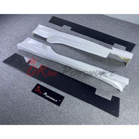 Jupes latérales en fibre de carbone style VRS avec sous-plancher pour Nissan 370Z Z34 2008-2019