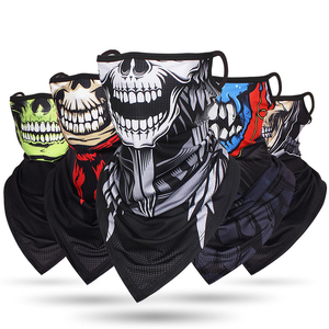 Pañuelo Multiusos Unisex de Malla Transpirable con Diseño de Calavera para Verano, Protección Solar, Alta Elasticidad, Venta al por Mayor - Product Image 1