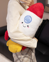 Oreiller en forme d'avion personnalisé, peluche douce en forme d'avion, jouet en peluche mignon en forme d'avion pour enfants, cadeau et décoration d'intérieur