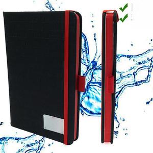 A6 Top Spiral <b>Leather</b> Waterproof Portable <b>Notepad</b> Tear Resistant Rain Proof Eco Friendly All Climate Field Use - Product Image 2