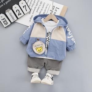 Venta al por Mayor de Conjuntos de Ropa para Niños, Estilo Nuevo, Sudadera con Capucha y Pantalones de Algodón en Colores Personalizados - Product Image 5