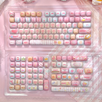 Custom 104-key MOG-style Cute Keycaps Featuring Unique Color Schemes and Personalized Customization Compatible Full Layout