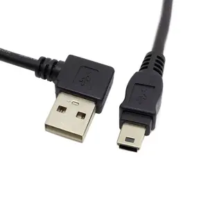 USB 2.0 A erkek mini B 5 pin erkek uzatma veri şarj kablosu 0.3m 0.5m özelleştirilmiş