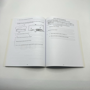 Kitap baskı hizmetleri Softcover çalışma kitabı baskılı öğrenciler için özel tam renkli bilim ders kitabı - Product Image 4