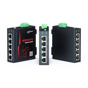 Switch de Red Industrial Gigabit de Alta Velocidad de 5 Puertos con 10M/100M/1000Mbps, Montable en Riel DIN para Router - Product Image 6