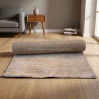 Tapis en chanvre biologique noué à la main, tapis de yoga de luxe écologique, vente en gros, tapis en chanvre naturel antidérapant fabriqué à la main au Népal