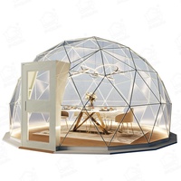 Dôme de tente transparent en plastique transparent de luxe pour le camping en plein air, jardin, salle à manger