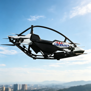 Taxi Aéreo de Lujo de Cabina Abierta con Fibra de Carbono, EVTOL, Ala Giratoria, UAV Ligero, Despegue Vertical, Aeronave a Batería - Product Image 4