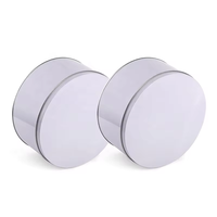 Boîte à gâteau ronde en métal blanc pour la pâtisserie, boîte à biscuits, boîte à tiramisu avec couvercle, vente en gros d'usine