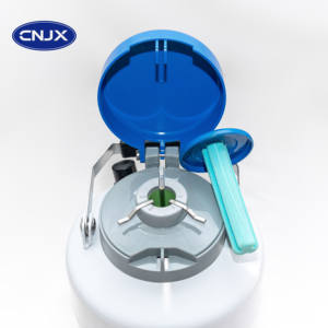 YDS-2 Nouveau conteneur Dewar en alliage d'aluminium <span class=keywords><strong>de</strong></span> 2 <span class=keywords><strong>L</strong></span> pour <span class=keywords><strong>azote</strong></span> liquide, réservoir cryogénique à haute productivité - Product Image 3