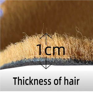 Zerbino in cocco stile cocco imitato per esterni con supporto antiscivolo in TPR con Logo personalizzato con stampa di cocco poli zerbino - Product Image 4