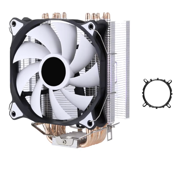 Speedy Gen CPU Cooler 4 Copper Heat Pipes 120mm PWM Silent Fan Luminous Downward Pressure Radiator for Intel LGA 1200 1151 1150