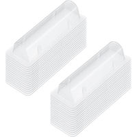 Plateau en blister transparent en plastique sur mesure pour baume à lèvres avec dos adhésif gaufré, emballage blister en PET, PVC, PP