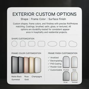 Miroir sur pied arqué <span class=keywords><strong>en</strong></span> flanelle hollandaise capitonné sur mesure, miroir de corps arqué rembourré doux pour chambre à coucher, placard, boutique - Product Image 4