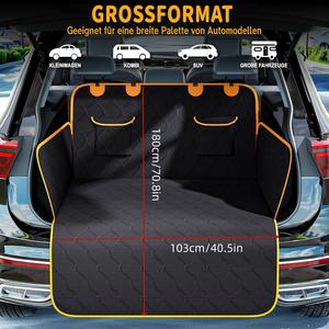 Alfombrilla protectora impermeable para maletero de SUV, cubierta antisuciedad en poliéster Oxford, alfombrilla trasera para perros y coches, alfombrilla para mascotas transfronteriza de <span class=keywords><strong>Amazon</strong></span> para coches - Product Image 2