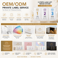 Kit de rehaussement de cils à la cystéamine de qualité supérieure, système de réparation des liaisons pour les yeux sensibles, boucles de cils saines, fourniture professionnelle pour salons, OEM ODM