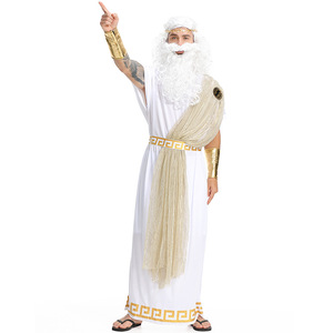 Disfraz <span class=keywords><strong>de</strong></span> Halloween para <span class=keywords><strong>Hombre</strong></span>, Mitología Griega Antigua, <span class=keywords><strong>Zeus</strong></span>, Dios Rey del Olimpo, Túnica, Actuación Escénica, Cosplay, Carnaval, Mascarada - Product Image 3
