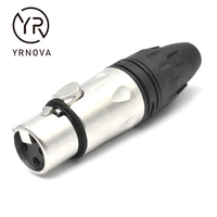 Prise de microphone d'usine connecteur étanche 3PIN XLR prise de panneau montage sur panneau prise stéréo 3PIN 5PIN pour haut-parleur 1080P