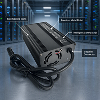 Adaptateur de batterie Lifepo4 900W 12V 24V 36V 48V avec affichage LED pour stockage d'énergie, adaptateur d'alimentation, chargeur