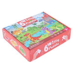 Đồ chơi xếp hình 3D trực tiếp từ nhà máy, dành cho trẻ 2-4 tuổi, 6 trong <span class=keywords><strong>1</strong></span>, hình động vật vận chuyển bằng gỗ, hoạt hình, sinh vật biển, 51-100 mảnh ghép - Product Image 5