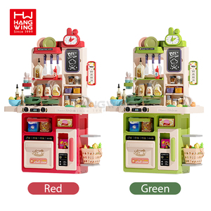 HYUE74CM Set da Cucina Realistico da 43 Pezzi in Plastica per <span class=keywords><strong>Gioco</strong></span> di Ruolo e Giocattoli da Cucina per Bambini, <span class=keywords><strong>Gioco</strong></span> di Cucina Prescolare - Product Image 4