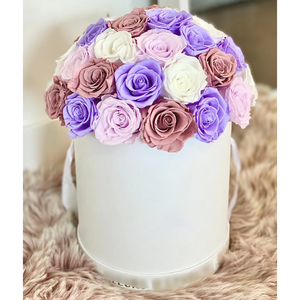 Presente De Dia <span class=keywords><strong>dos</strong></span> Namorados Regalos Para Mujer Conjunto De Regalo De Lujo Flor Preservada Rosa Eterna Regalo De Cumpleaños Para Mujer - Product Image 2