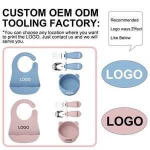 Baberos de silicona sólida para alimentación de bebé, paños para eructar, Bandana, delantales de moda, Babador, Braga, artículos para bebés para recién nacidos - Product Image 4