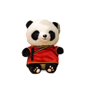 Hanfu Black and White  Doll Souvenir Small Black and White cat Gift Plush <b>Toy</b> Bag Pendant Home Decor Suitable for Festival Gifts - Product Image 2