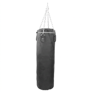 Sacs de frappe en cuir durables, remplissables d'eau/sable, taille et design personnalisables, 5 pieds de haut pour l'entraînement sportif de boxe - BHUTTA - Product Image 1