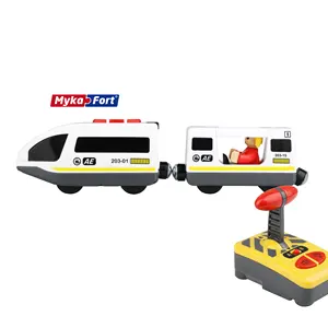 Für Marke Bahngleis Spielzeug Eisenbahn zubehör Fernbedienung Elektro zug Magnets chien wagen RC Zug spielzeug
