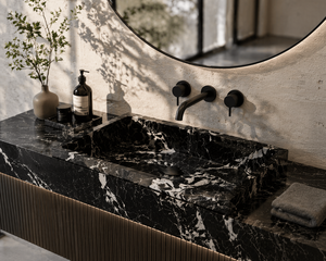 Elegante Mármol Negro Napoleón <span class=keywords><strong>Bulgari</strong></span> para Decoración Interior de Villas, Comedores, Baños y Salas de Estar - Product Image 5