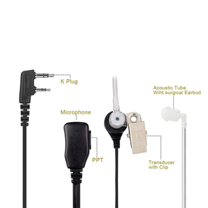 Écouteur radio <span class=keywords><strong>espion</strong></span> FBI Air Tube FBI006 pour talkie-walkie radio bidirectionnelle H003 - Product Image 6