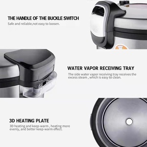 Olla <span class=keywords><strong>Arrocera</strong></span> Eléctrica Comercial Grande de 6L 120V, 35 Tazas de <span class=keywords><strong>Arroz</strong></span> Crudo y 60 Tazas de <span class=keywords><strong>Arroz</strong></span> Cocido, 5 kg, para el Mercado Europeo y Americano - Product Image 3