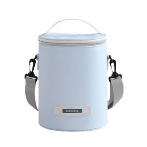 Sac à lunch cylindrique Beenlove, grande capacité, isotherme, portable, pour le bureau, les étudiants, les voyages, sac isotherme pour bento - Product Image 1