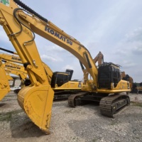 Excavatrice d'occasion Komatsu PC350, 35 tonnes, chenillée, hydraulique, pour travaux lourds, terrassement, exploitation minière, travaux de construction