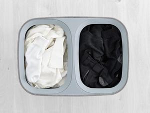 Panier de séparation du linge de 90 litres à vidage facile avec 3 sacs de lavage amovibles avec poignées - Product Image 5