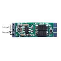 Carte de protection de circuit LWS 7.4V 6.4V 2S 5A BMS avec NTC pour batteries lithium-ion 2S