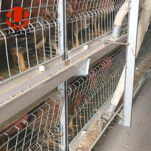 Nouvelle cage volante de chaudière de couche de Type H de Offre Spéciale pour la ferme commerciale de poulet galvanisée plongée à chaud économisent l'espace ISO 9001 certifiée - Product Image 5