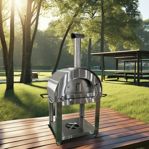High Quality BIG Stainless Steel Iron <strong>Pizza</strong> <strong>Oven</strong> with Trolley <strong>for</strong> Outdoor <strong>Garden</strong> Use Gas - Product Image 1