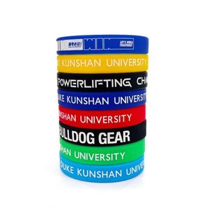 Bracelet de sport personnalisé en silicone avec impression couleur, gaufrage et débossage – Cadeau promotionnel - Product Image 1