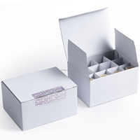 Boîte en carton recyclable écologique personnalisée avec plateau en blister pour l'emballage des produits de soin de la peau