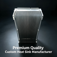 Profil de dissipateur thermique en aluminium extrudé 6061 6063 personnalisé pour système de refroidissement d'éclairage LED industriel haute puissance