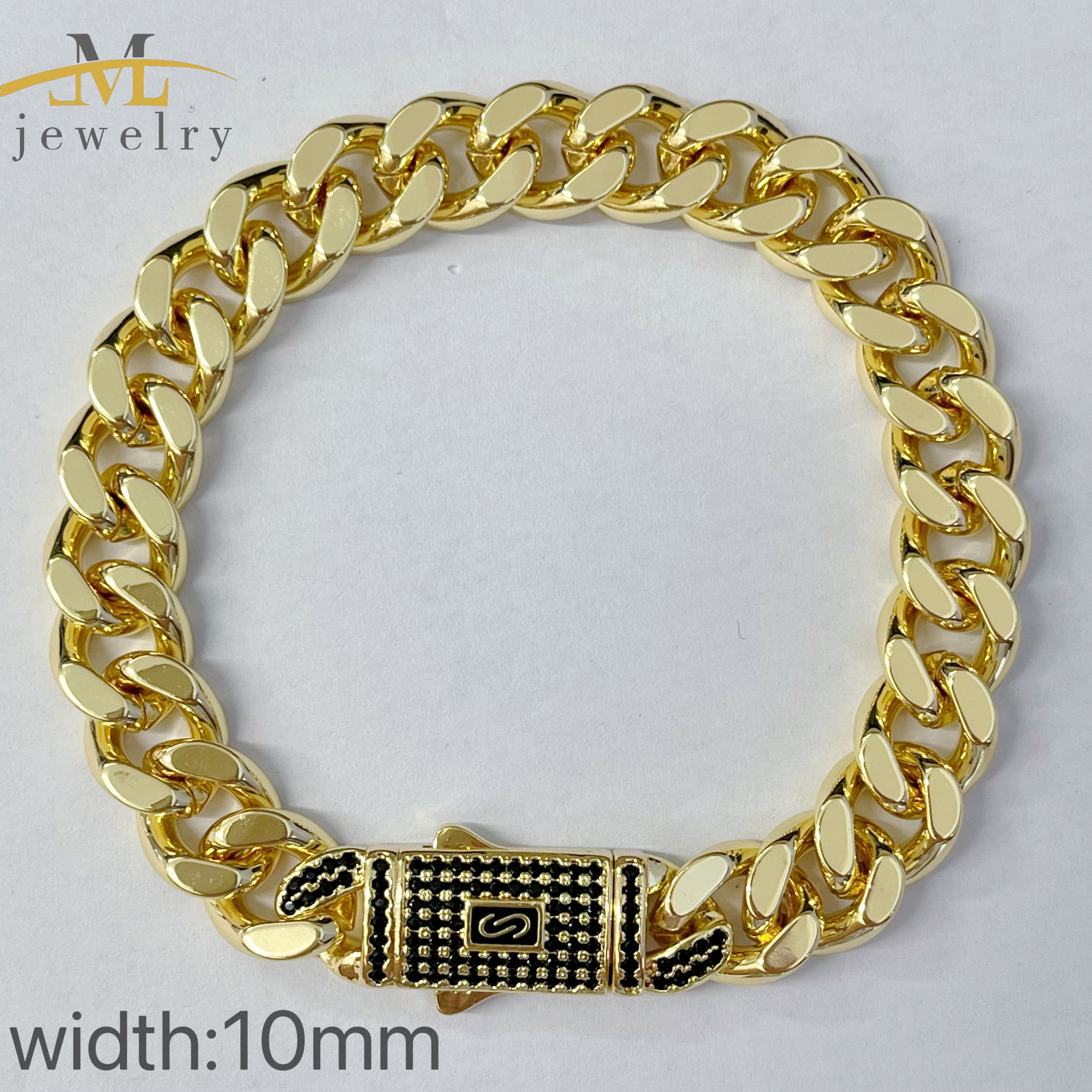 Gold-10mm-20cm(black)